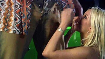 carman sucks big interracial cock outdoors then fucks to facial cum on tongue