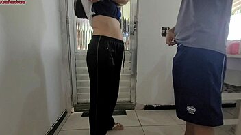 japanese babe plays with huge toy during intense solo session