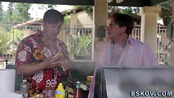 yo busty milf gets feet worshipped then deepthroated hard