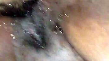 Lol her ebony pussy squirts wild on monster black cock