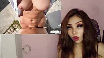 latina teen cums hard accidentally in stepmom's panties 💦😩