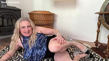 oiled up, fisting my prolapsed pussy to a shaking orgasm?