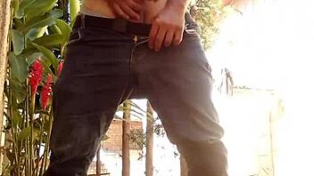 soloboy's intense outdoor masturbation frenzy exposed