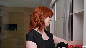 Luxurious Redhead Milf's Deserved Anal Ride