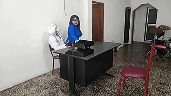 Doctor pounds secretary sensually on office desk!