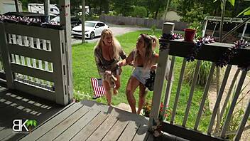 big melons bounce as amateurs fuck hard part three