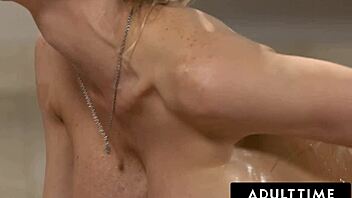 tyler nixon catches alexis fawx at nuru massage for oiled fuck frenzy!