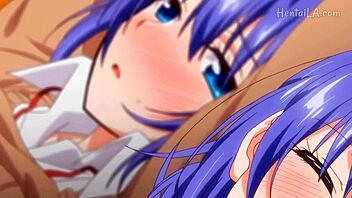 lesbian couple fucks passionately in school classroom