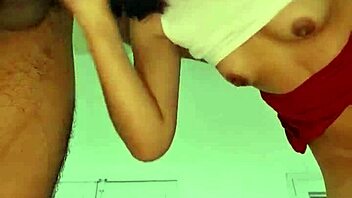 Heart pounding over athletic mexican's soaking tight pussy grip