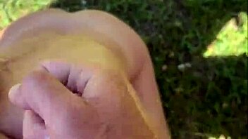 risky outdoor pov blowjob deepthroat cumshot after yoga with perfect tall 18yo brunette