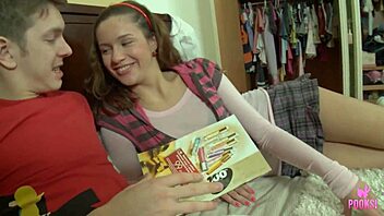 Nora F's Natural Body Cowgirl Rides Milo P's Drilling Cock