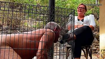 mistress april dominates fat slave in hospital