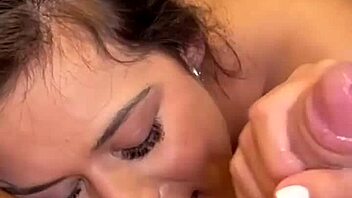 lesbian shower turns into sloppy double bj cum swap pov