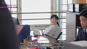 A sexy Japanese chef serves creampie to eager employee in JAV heat