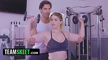 riley reign ken feels intense workout turns cowgy doggy pussy pounding