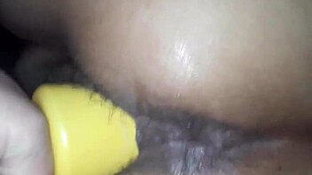 Latina wife squirts hard riding massive dildo orgasm!