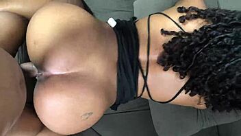 visit to my ex in black dress her round ass tempted me