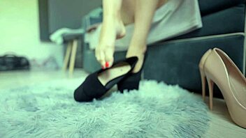 perfect heels stockings highlight sexy legs feet