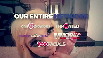 stepsis face fucks my cock sloppy deepthroat 😈💦