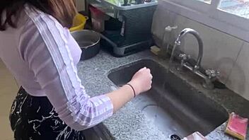 Morning slave blows big cock then dominated gaping ass bdsm style