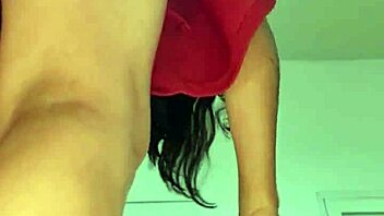 Heart pounding over athletic mexican's soaking tight pussy grip