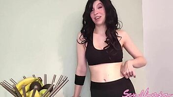 Hey bestie, wanna lick my wet pussy first time?