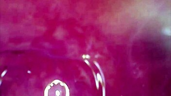 real pussy orgasms with cum contractions under microscope