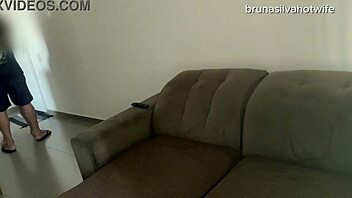 married brazilian wife bruna silva anal fucked while husband works
