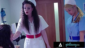 head nurse sarah vandella and assistant roughly fuck patient whitney wright