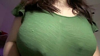 horny indian wife flashes huge lactating boobs solo