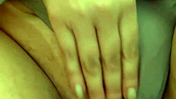 Blonde Bombshell Fingers Her Bushy Pussy Close-Up