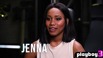 Jenna Foxx, heart racing as curvy ebony ass endures lingerie ripping pounding?