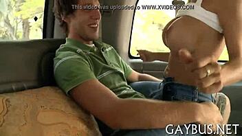 Intimate POV bareback blowjob pleasures eager gay partner