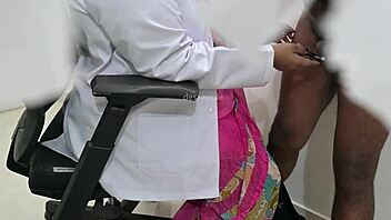 doctor lady can't resist patient's huge cock checkup 🔥
