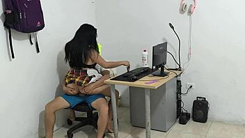 dirty neighbor begs for cock acting like a snail