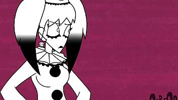 goth clowns dive into cartoon fun and wild play