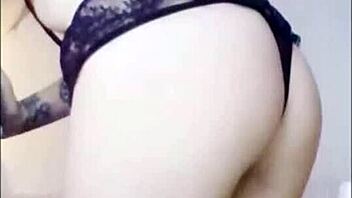 Beautiful nerdy secretary lifts skirt for boss's raise