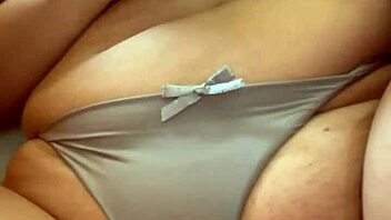 Blonde Bombshell Fingers Her Bushy Pussy Close-Up