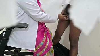 doctor stares shocked at massive black cock in hospital room