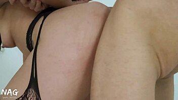 Rough BDSM fuck session with Andromeda Hot's big clit squirting on Filip Baco's monster cock