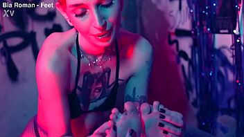 redhead femdom forces brunette slave into small feet tickling submission