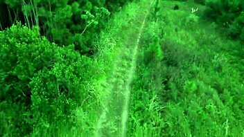 i spied this hot latina redhead's big tits flashing in public outdoors