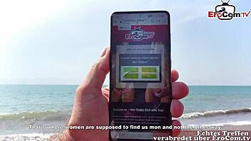 deutsche latina milf squirts outdoors on dildo striptease