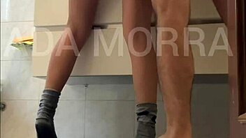 we spent the afternoon flashing and playing until she wore my cum in her panties