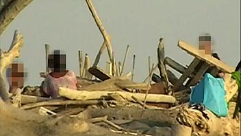 girlfriend sucks my cock on public beach full of strangers misscreamy voyeur hidden cam