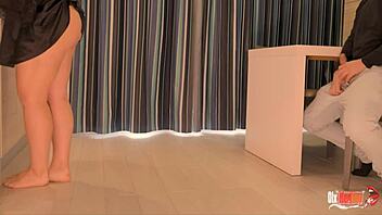 thrilling kitchen creampie rush with sexy latina