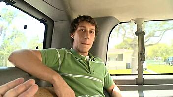 Intimate POV bareback blowjob pleasures eager gay partner