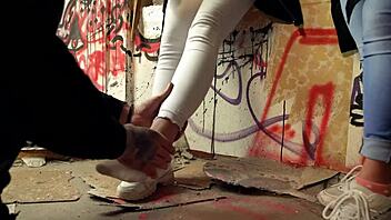 Julia Parker Maria Gail risky FFM threesome