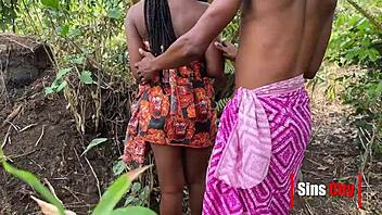 Horny Ebony Maid Bent Over for BBC Pounding