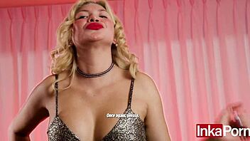 gessy mey's curvy latina tits tease in hot casting interview